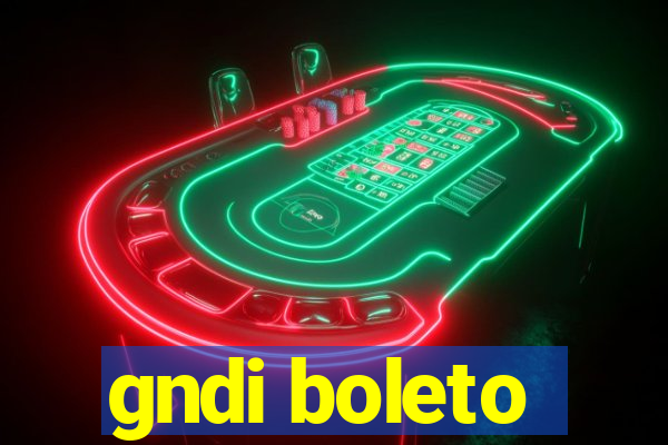 gndi boleto